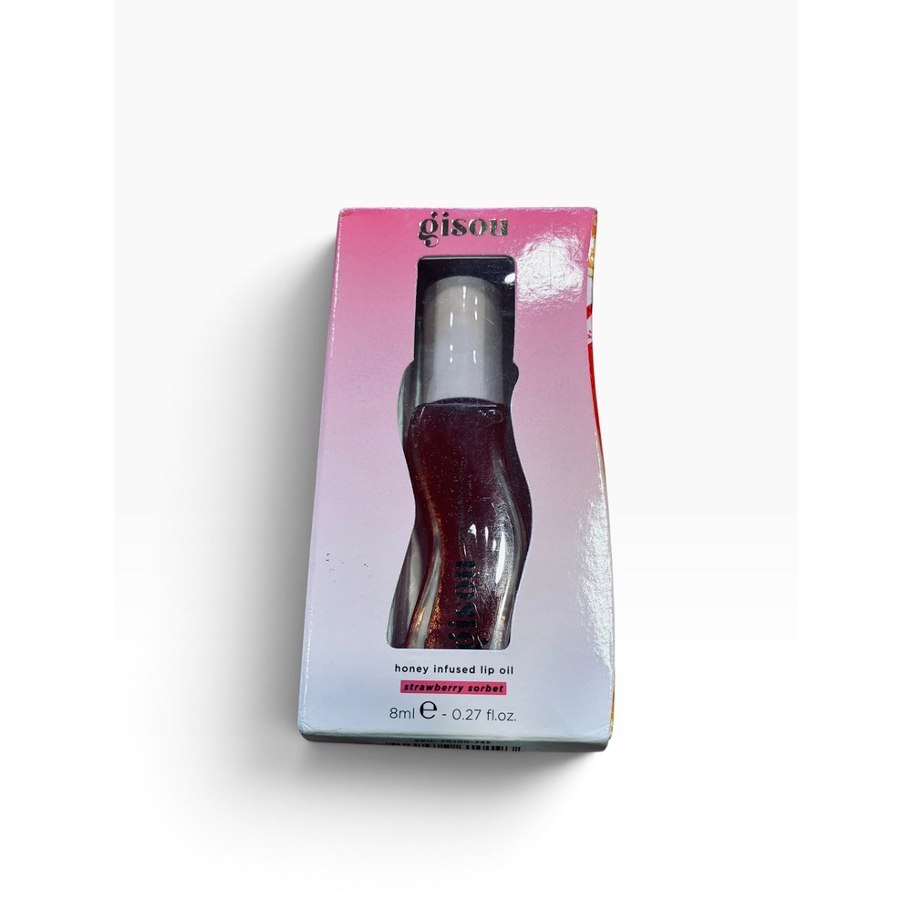 Gisou Honey Infused Lip Oil Strawberry Sorbet 8ml New in Box